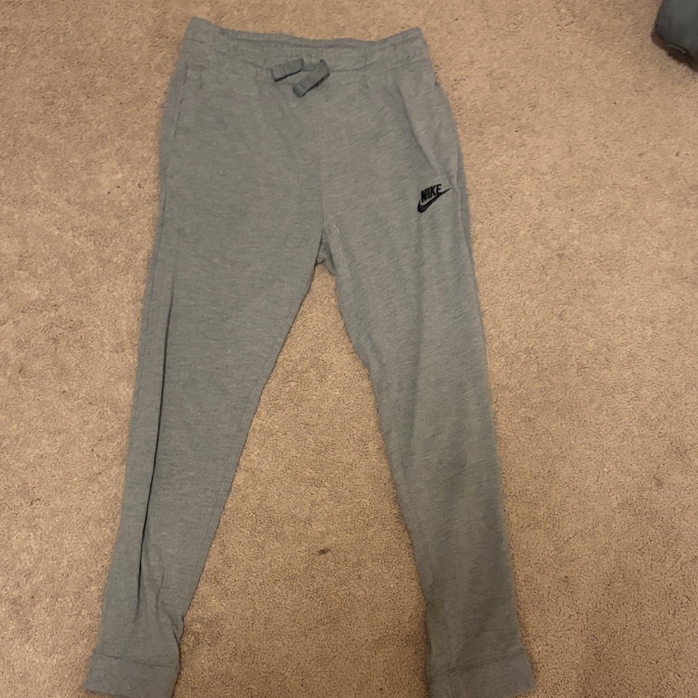 Nike Kids Heather Gray Sweatpants